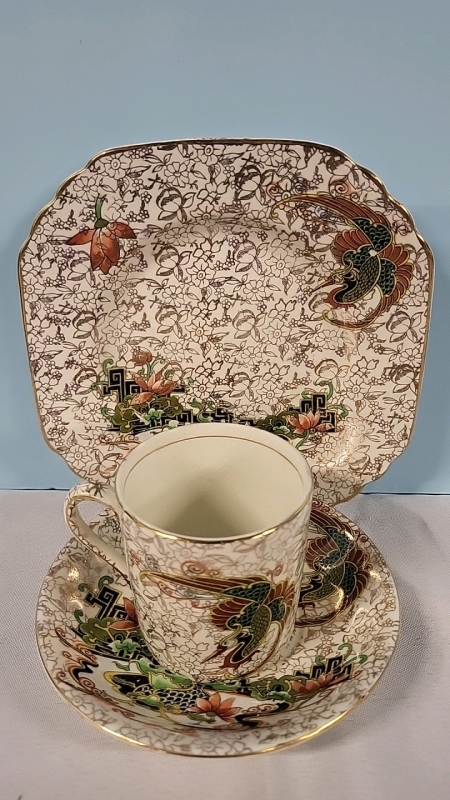 Phoenix Ware Cup Saucer & Dessert Plate