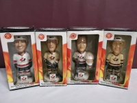 4 Olympic Hockey Bobble Heads - 2002