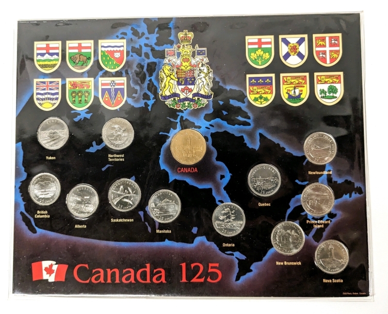 1992 Canada 125th Anniversary Coin Set from the Royal Canadian Mint