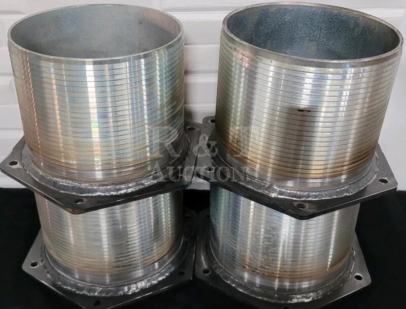 Custom Made 8" Diameter Hose Connector , Four (4) Connectors