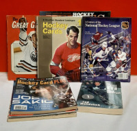 Vintage Hockey Related Books and Magazines