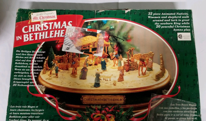 Vintage MR CHRISTMAS Christmas in Bethlehem set