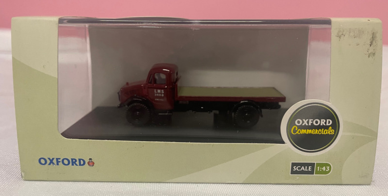 NEW OXFORD Commercials Diecast model LMS Bedford OW Platform Scale 1:43