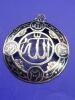 Estate Niello Silver Iraqi Pendant and figural Cuff Bracelet - 2