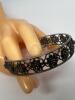 Estate Niello Silver Iraqi Pendant and figural Cuff Bracelet - 6