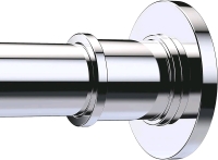 New Briofox Shower Tension Curtain Rod - Chrome 27-43"