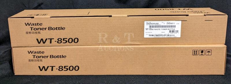 2 New Kyocera-Mita WT-8500 Original Waste Toner Box.