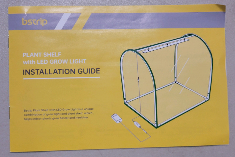 New - Bstrip Indoor Plant Stand with LED Grow Light .