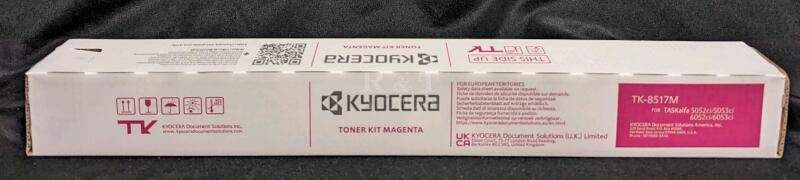 Kyocera Mita TK-8527M Magenta Toner Cartridge.