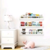 New - 24" White Nursery Book Shelves , Set of 3 - 2