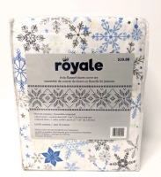 New Royale Twin Flannel Duvet Cover Set