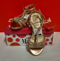 New Disney Toddler's Rose Gold Sandals with Bling Size 10CA EUR 27