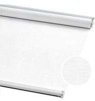 NEW ChrisDowa Cordless 100% Blackout Roller Shade - White 22" W x 72" H