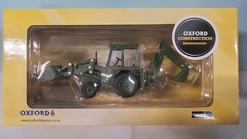 New Oxford Construction 1:76 Scale Diecast Excavator