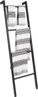 New - mDesign 4-Tier Metal Free Standing Leaning Decorative Bath Towel Bar