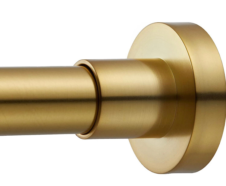 Eboatop Tension Shower Curtain Rod Gold