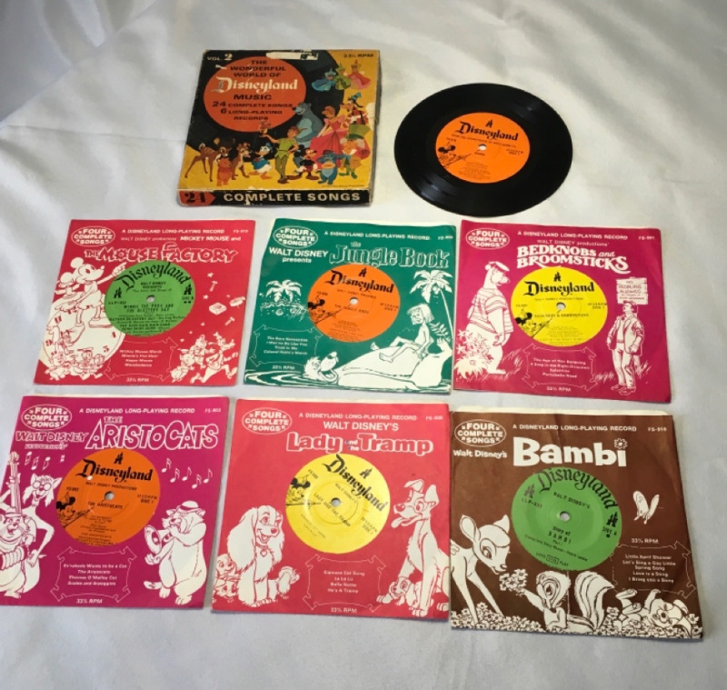 Walt Disney Movie Songs Record Set