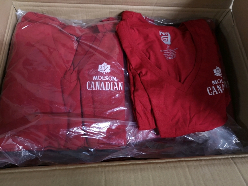 40+ New Ladies sz Small Molson Canadian T-shirts