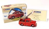 Vintage CORGI Classics Limited Edition 96854 Morris Minor Pick Up Morris Motors Fire Brigade Diecast