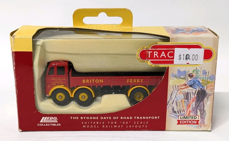 Limited Edition Lledo Collectibles Trackside 1:76 Scale Leyland 8 Wheel Drop side Lorry Briton Ferry Scale