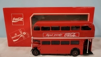 Diecast Coca-Cola Double Decker Bus - 6"