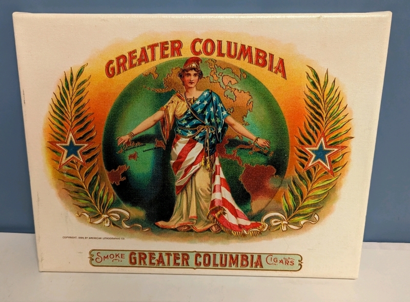 Greater Colombia Cigars Print on Canvas