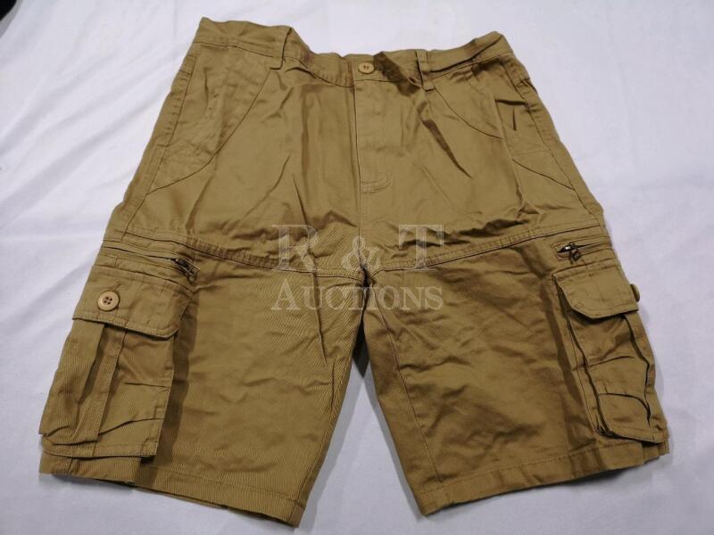 New Men's Cargo Shorts sz 36