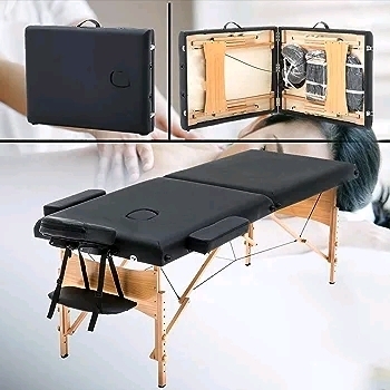 New Amazon Basics Portable Foldable Massage Table with Case