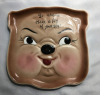 DeForest California Pottery Pig Plate MCM