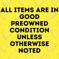 Items Are in Good Preowned Condition Unless Otherwise Noted