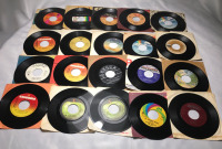 Twenty 45RPM Vinyl Records Pop Rock +++