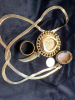 Brooch Ring Chain and Shell Cameo - 4