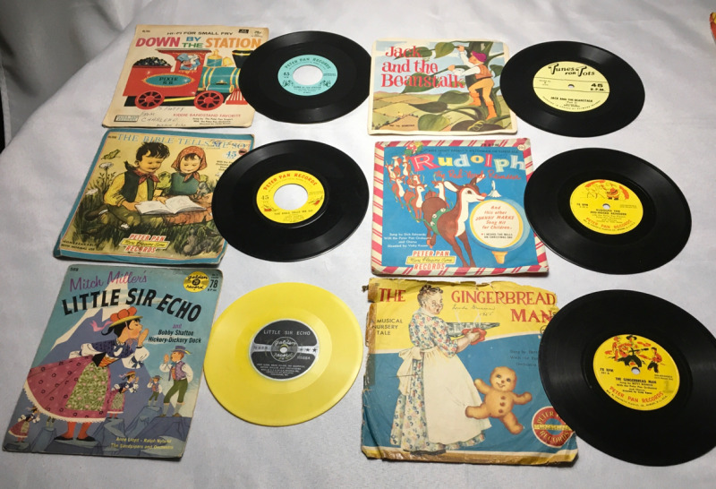 50’s 60’s Children Picture Sleeve Records