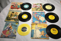 50’s 60’s Children Picture Sleeve Records