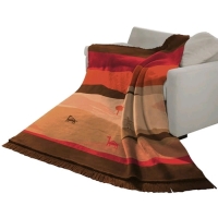 New Kanata Home Biederlack Borbo Desert Sunset Blanket 60" x 80" (Queen Size)