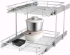 New - DINDON 2-Tier Pull Out Cabinet Organizer , Measures 9.5" W x 21" D - 2