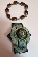 Vintage Mesmerizing Bracelet Statement Unique Brooch