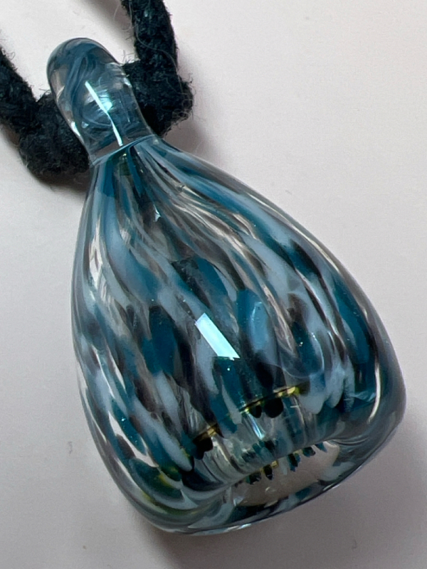 AROMATHERAPY Glass Art Bootle Parfum holder Necklace