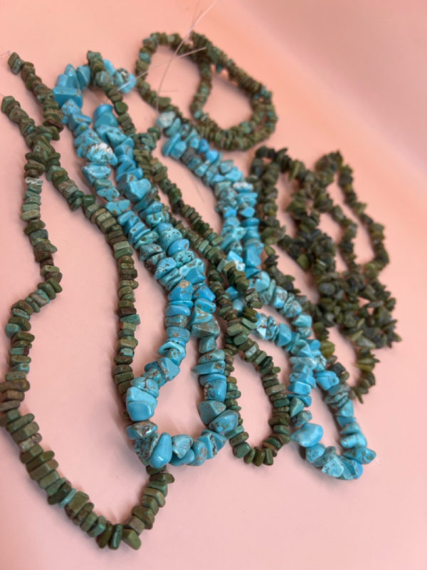 Jewellers Crafters Reiki Serpentine Turquoise Howlite Chains