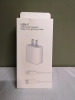 New 20W POWER ADAPTER USB-C to Lightning Cable - 3