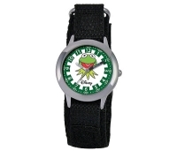 New Kids DISNEY x MUPPETS Kermit the Frog Steel Case Analog "Time Teacher" Watch