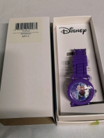 New DISNEY FROZEN Kids' Plastic Time Teacher Analog Quartz Watch