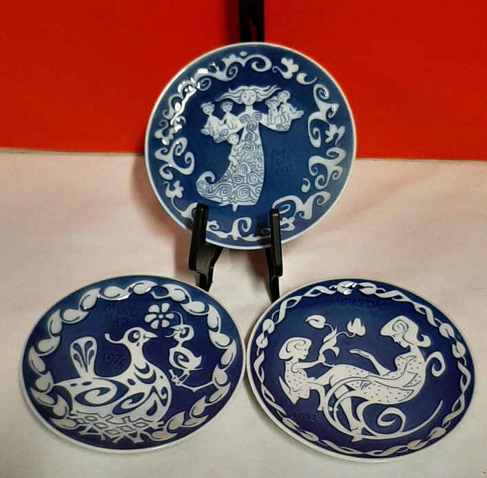 Vintage Royal Copenhagen Mother's Day Plates
