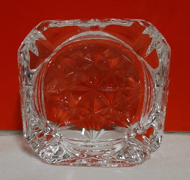 Vintage Waterford Crystal Ashtray Signed