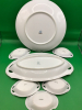 Antique R S Tillowitz Germany Serving Dish & 5 Nut Bowls & Plate with Tilips measure 4 to 10 inches wide - 3