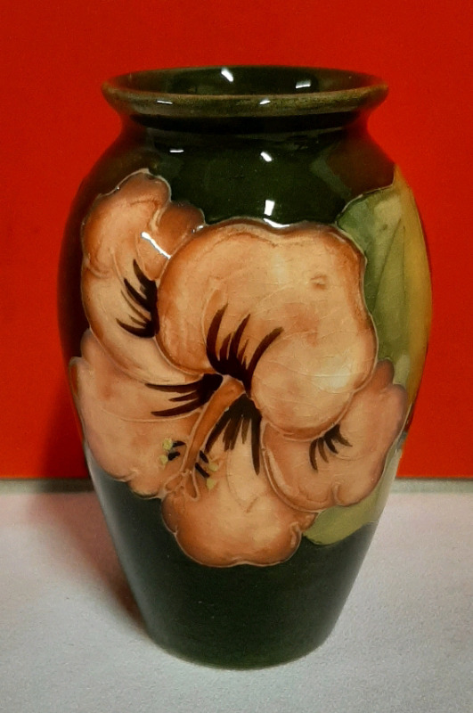 Vintage Moorcroft Hibiscus Vase