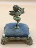 Vintage FLORENZA Cupid Pin Cushion 2 x 2 x 2.5 inches - 2