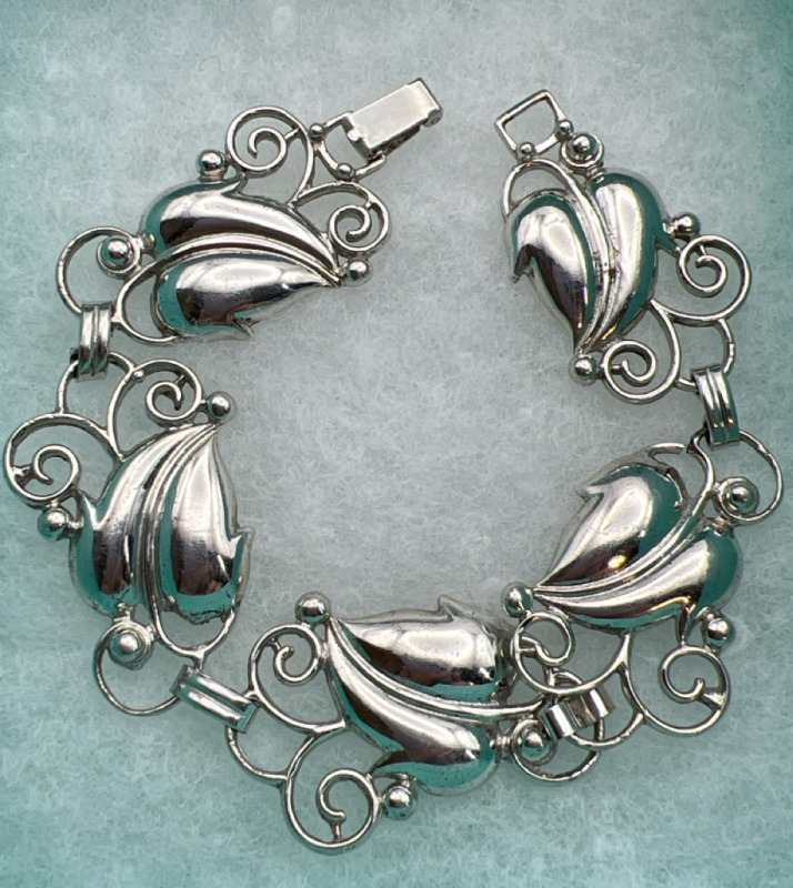 FC RHA Vintage Bond Boyd Sterling Silver Bracelet