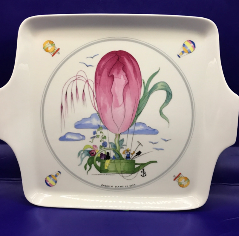 Villeroy & Boch Le Balloon made in Luxembourg 8 x 8 inches