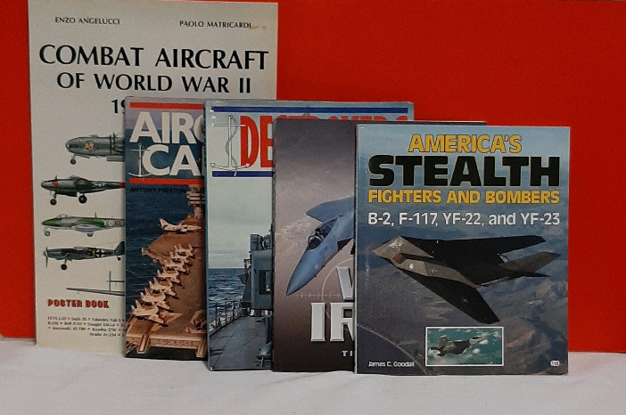 Vintage Airforce and Navy Books